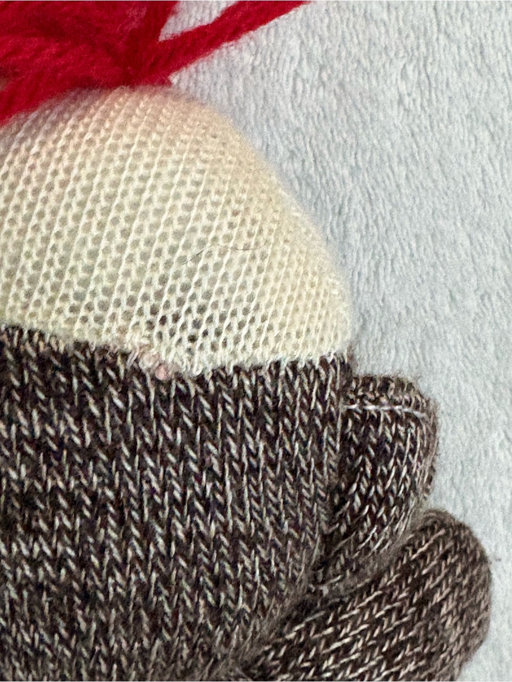 Schylling Sock Monkey Babies 7 inch Brown Knit - Picture 5 of 10